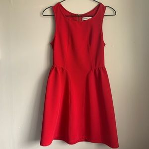 Sunny Girl Red Flared Dress